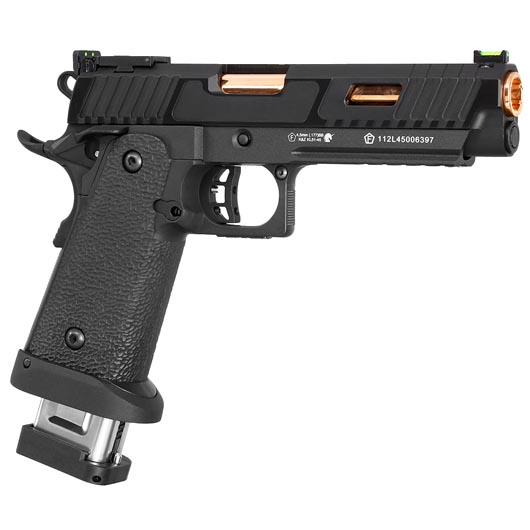 KLI Hi-Capa 5.1 Baba Yaga Beta CO2 Luftpistole Kal. 4,5 mm BB Vollmetall Blowback schwarz Bild 7