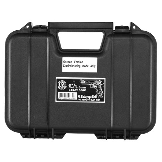 KLI Hi-Capa 5.1 Baba Yaga Beta CO2 Luftpistole Kal. 4,5 mm BB Vollmetall Blowback schwarz Bild 9
