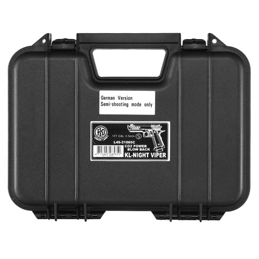 KLI Hi-Capa 4.3 Night Viper CO2 Luftpistole Kal. 4,5 mm BB Blowback Vollmetall schwarz Bild 9