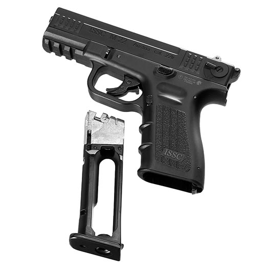 ASG ISSC M22 CO2 Luftpistole Kal. 4,5mm BB Non Blowback Metallschlitten schwarz Bild 4