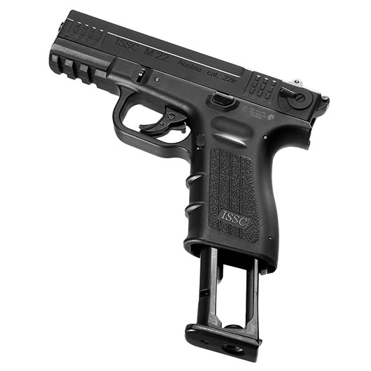 ASG ISSC M22 CO2 Luftpistole Kal. 4,5mm BB Non Blowback Metallschlitten schwarz Bild 5