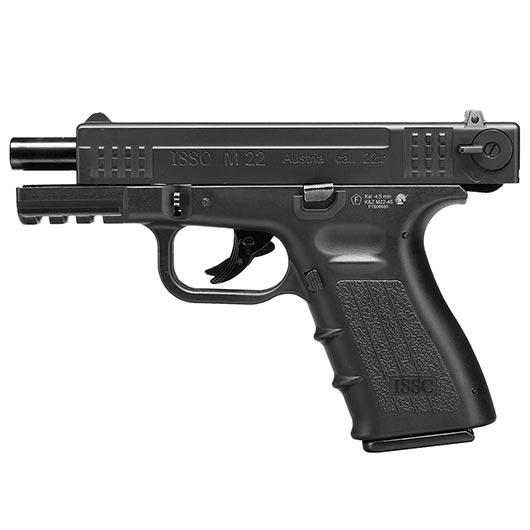 ASG ISSC M22 CO2 Luftpistole Kal. 4,5mm BB Non Blowback Metallschlitten schwarz Bild 6