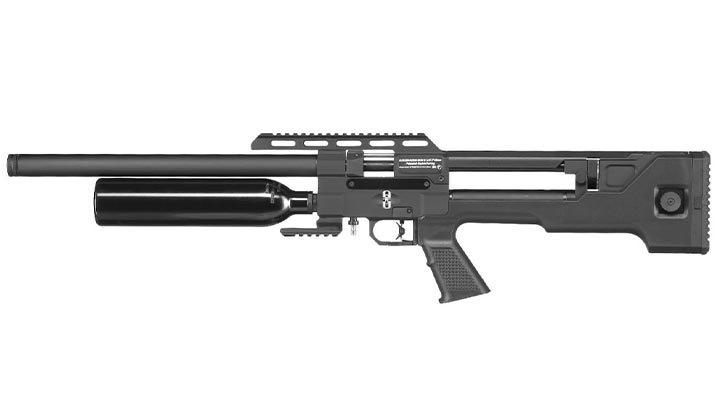Reximex Throne Gen2 Pressluftgewehr 4,5mm Diabolo 14-Schuss Magazin schwarz inkl. Waffenkoffer