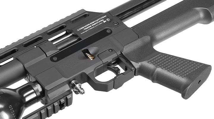 Reximex Throne Gen2 Pressluftgewehr 4,5mm Diabolo 14-Schuss Magazin schwarz inkl. Waffenkoffer Bild 10