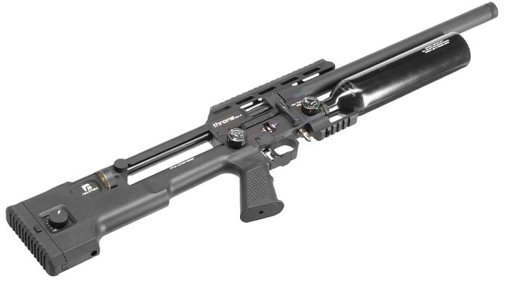 Reximex Throne Gen2 Pressluftgewehr 4,5mm Diabolo 14-Schuss Magazin schwarz inkl. Waffenkoffer Bild 8
