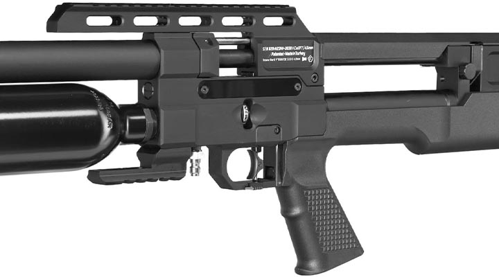 Reximex Throne Gen2 Pressluftgewehr 4,5mm Diabolo 14-Schuss Magazin schwarz inkl. Waffenkoffer Bild 9