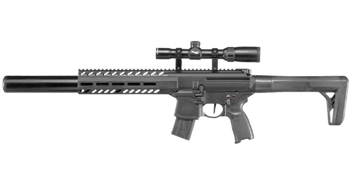 Sig Sauer MCX Gen. 2 CO2 Luftgewehr 4,5mm Diabolo schwarz inkl. Sig Sauer 1-4x24 Zielfernrohr