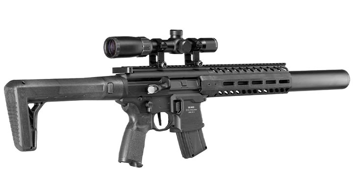 Sig Sauer MCX Gen. 2 CO2 Luftgewehr 4,5mm Diabolo schwarz inkl. Sig Sauer 1-4x24 Zielfernrohr Bild 4