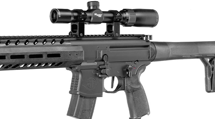 Sig Sauer MCX Gen. 2 CO2 Luftgewehr 4,5mm Diabolo schwarz inkl. Sig Sauer 1-4x24 Zielfernrohr Bild 6