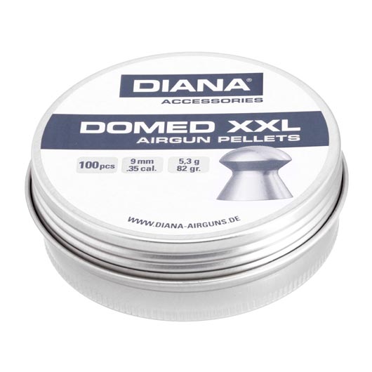 Diana Domed XXL Diabolo Kal. 9 mm Rundkopf 5,3 g 100er Dose Bild 1
