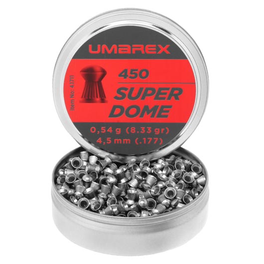 Umarex Superdome Diabolo Rundkopf Kal. 4,5mm 0,54 g 450er Dose