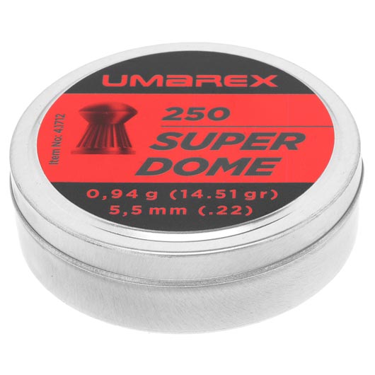Umarex Superdome Diabolo Rundkopf Kal. 5,5mm 0,94 g 250er Dose Bild 1