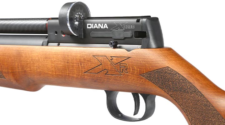 Diana XR200 Premium PCP Pressluftgewehr Kal. 5,5 mm Diabolo mehrschssig Holzschaft inkl. Waffenkoffer Bild 7