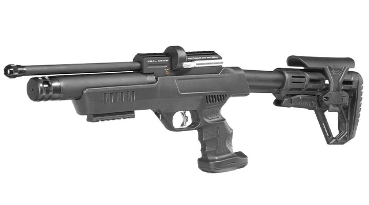 Kral Arms Puncher NP-01 Pressluftpistole Kal. 4,5 mm Diabolo schwarz inkl. Transportkoffer, 2 x Magazine, One-Shot-Tray und Quic Bild 1