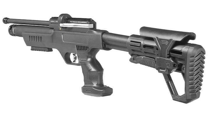 Kral Arms Puncher NP-01 Pressluftpistole Kal. 4,5 mm Diabolo schwarz inkl. Transportkoffer, 2 x Magazine, One-Shot-Tray und Quic Bild 2