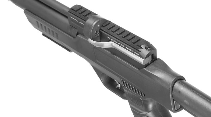 Kral Arms Puncher NP-01 Pressluftpistole Kal. 4,5 mm Diabolo schwarz inkl. Transportkoffer, 2 x Magazine, One-Shot-Tray und Quic Bild 3