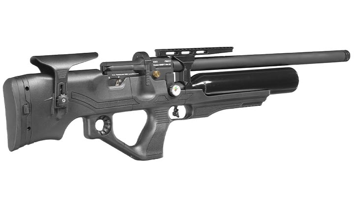 Kral Arms Puncher Knight S Pressluftgewehr Kal. 5,5 mm Diabolo schwarz inkl. Zubehr und Transportkoffer Bild 5
