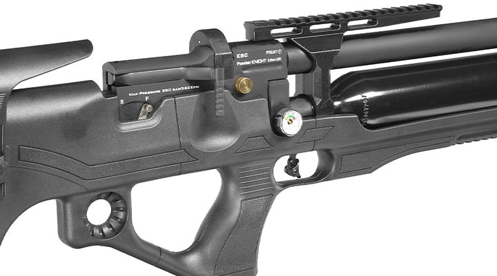 Kral Arms Puncher Knight S Pressluftgewehr Kal. 5,5 mm Diabolo schwarz inkl. Zubehr und Transportkoffer Bild 6
