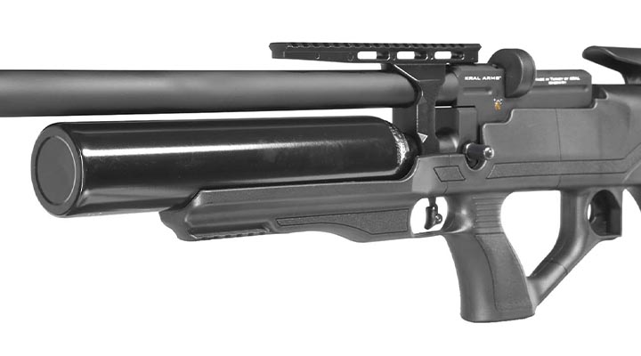 Kral Arms Puncher Knight S Pressluftgewehr Kal. 5,5 mm Diabolo schwarz inkl. Zubehr und Transportkoffer Bild 9