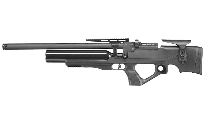 Kral Arms Puncher Knight S Pressluftgewehr Kal. 4,5 mm Diabolo schwarz inkl. Zubehr und Transportkoffer