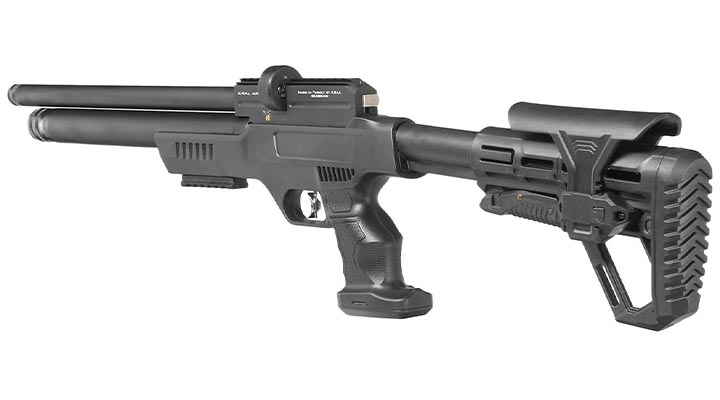 Kral Arms Puncher NP-03 Pressluftgewehr Kal. 5,5 mm Diabolo schwarz inkl. 2 x Magazine, One-Shot-Tray und Quickfill-Adapter Bild 2