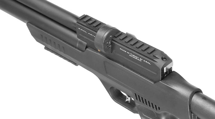 Kral Arms Puncher NP-03 Pressluftgewehr Kal. 5,5 mm Diabolo schwarz inkl. 2 x Magazine, One-Shot-Tray und Quickfill-Adapter Bild 3