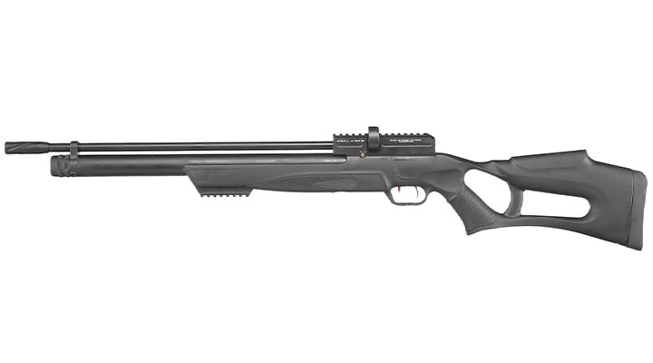 Kral Arms Puncher Nish S Pressluftgewehr Kal. 5,5 mm Diabolo schwarz inkl. 2 x Magazine, One-Shot-Tray und Quickfill-Adapter