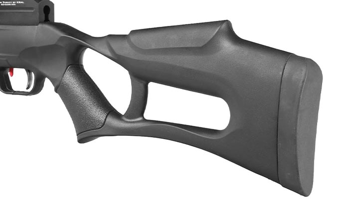 Kral Arms Puncher Nish S Pressluftgewehr Kal. 5,5 mm Diabolo schwarz inkl. 2 x Magazine, One-Shot-Tray und Quickfill-Adapter Bild 7