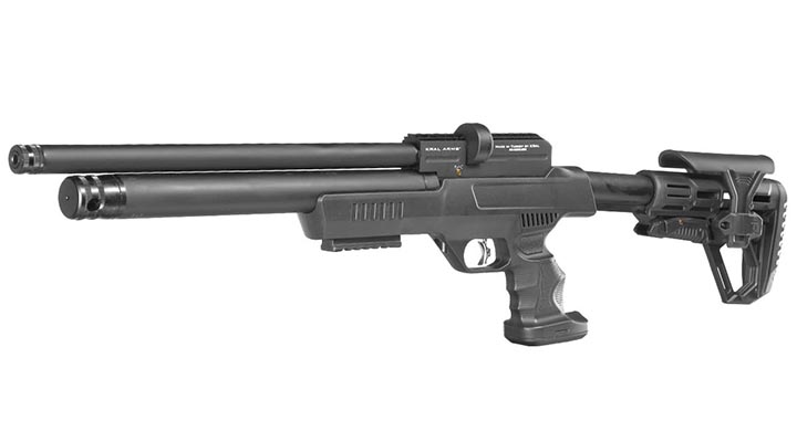 Kral Arms Puncher NP-03 Pressluftgewehr Kal. 4,5 mm Diabolo schwarz inkl. 2 x Magazine, One-Shot-Tray und Quickfill-Adapter Bild 1