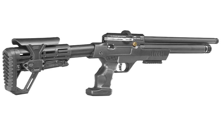 Kral Arms Puncher NP-03 Pressluftgewehr Kal. 4,5 mm Diabolo schwarz inkl. 2 x Magazine, One-Shot-Tray und Quickfill-Adapter Bild 5