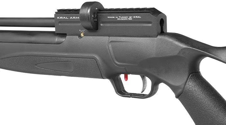 Kral Arms Puncher Nish S Pressluftgewehr Kal. 4,5 mm Diabolo schwarz inkl. 2 x Magazine, One-Shot-Tray und Quickfill-Adapter Bild 9