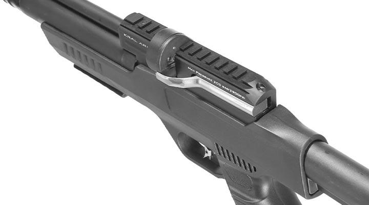 Kral Arms Puncher NP-01 Pressluftpistole Kal. 5,5 mm Diabolo schwarz inkl. Transportkoffer, 2 x Magazine, One-Shot-Tray und Quic Bild 3