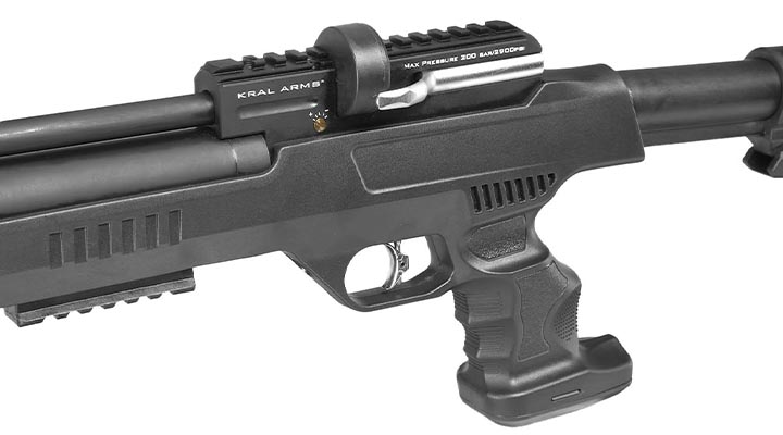 Kral Arms Puncher NP-01 Pressluftpistole Kal. 5,5 mm Diabolo schwarz inkl. Transportkoffer, 2 x Magazine, One-Shot-Tray und Quic Bild 9