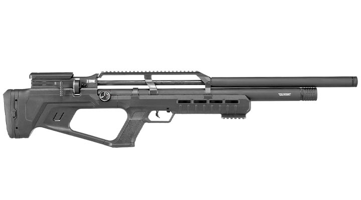 Reximex Zone Pressluftgewehr 4,5mm Diabolo schwarz inkl. 2 x 14-Schuss Magazin und One-Shot-Tray Bild 4