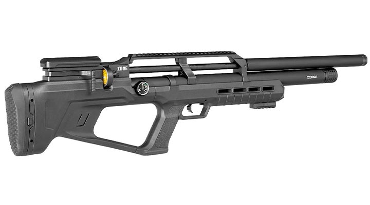 Reximex Zone Pressluftgewehr 4,5mm Diabolo schwarz inkl. 2 x 14-Schuss Magazin und One-Shot-Tray Bild 5