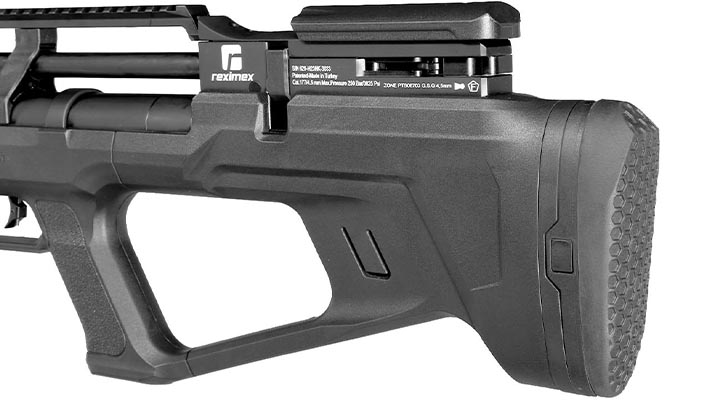 Reximex Zone Pressluftgewehr 4,5mm Diabolo schwarz inkl. 2 x 14-Schuss Magazin und One-Shot-Tray Bild 7