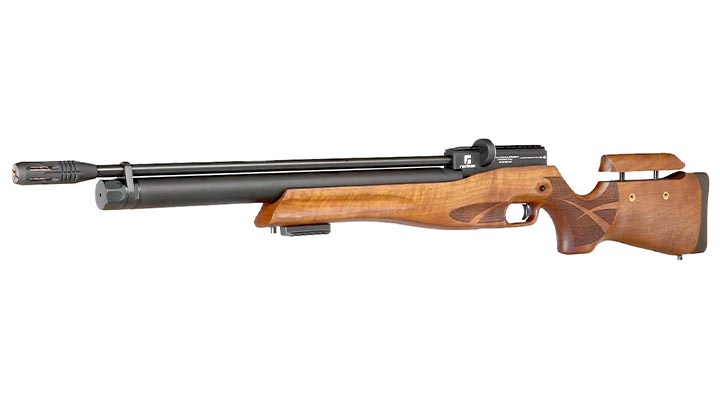 Reximex Daystar Pressluftgewehr 4,5mm Diabolo mit Holzschaft inkl. 2 x 14-Schuss Magazin, One-Shot-Tray und Quick Fill Adapter Bild 1