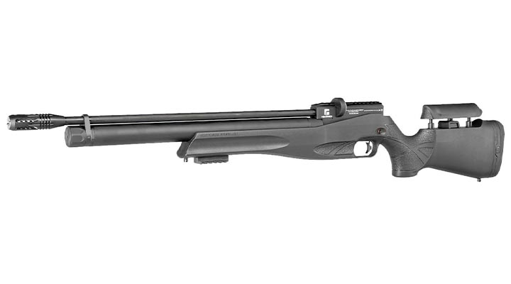 Reximex Daystar Pressluftgewehr 4,5mm Diabolo schwarz inkl. 2 x 14-Schuss Magazin, One-Shot-Tray und Quick Fill Adapter Bild 1