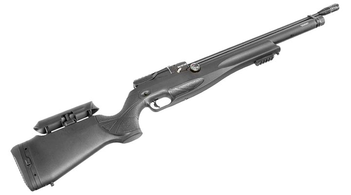 Reximex Daystar Pressluftgewehr 4,5mm Diabolo schwarz inkl. 2 x 14-Schuss Magazin, One-Shot-Tray und Quick Fill Adapter Bild 8
