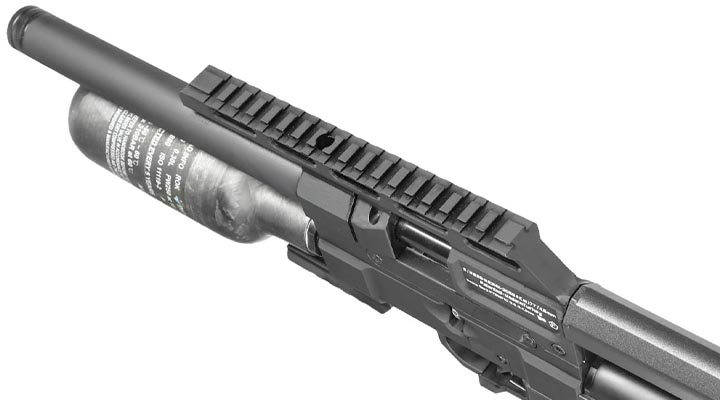 Reximex Throne Gen2 Compact Pressluftgewehr 4,5mm Diabolo schwarz inkl. 2 x 14-Schuss Magazin, One-Shot-Tray und Waffenkoffer Bild 3