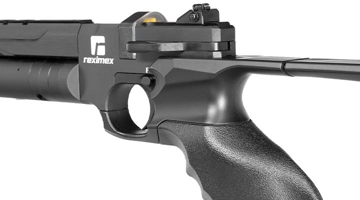 Reximex RP Pressluftpistole Kal. 4,5 mm Diabolo schwarz inkl. Pistolentasche, 2 x Magazine, One-Shot-Tray und Quickfill-Adapter Bild 7