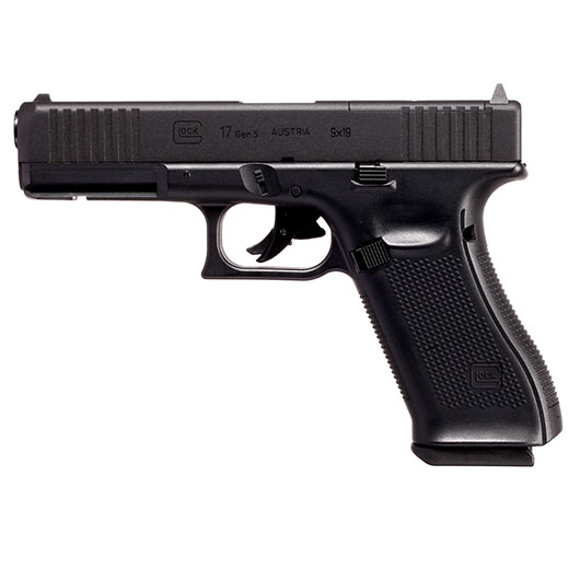 Glock 17 Gen5 MOS CO2 Luftpistole Blowback Kal. 4,5mm Diabolo Metallschlitten schwarz