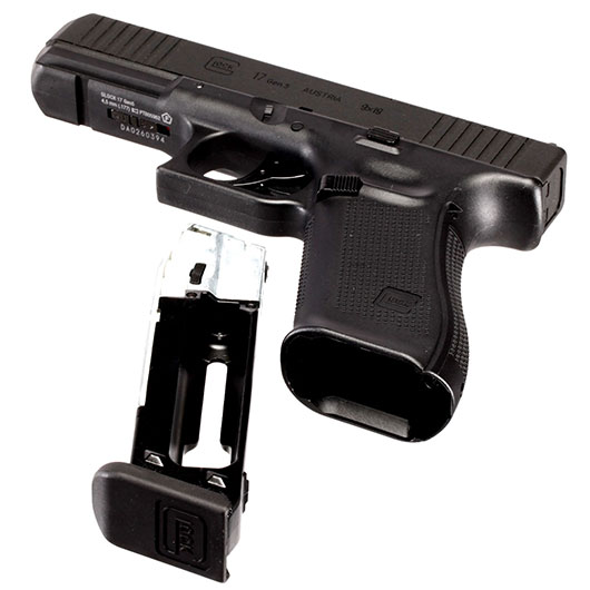 Glock 17 Gen5 MOS CO2 Luftpistole Blowback Kal. 4,5mm Diabolo Metallschlitten schwarz Bild 5