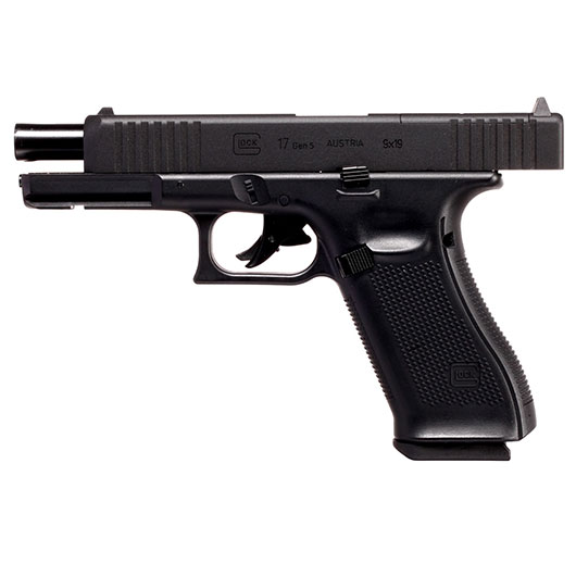 Glock 17 Gen5 MOS CO2-Luftpistole Blowback Kal. 4,5mm Diabolo Metallschlitten schwarz Bild 6