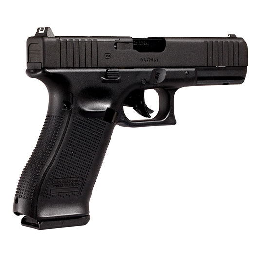 Glock 17 Gen5 MOS CO2-Luftpistole Blowback Kal. 4,5mm Diabolo Metallschlitten schwarz Bild 8