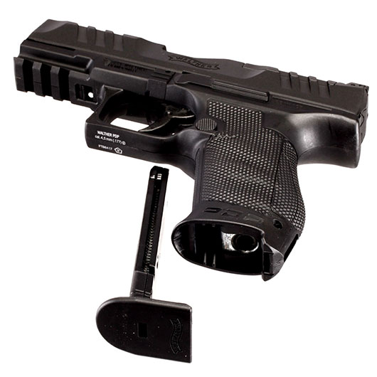 Walther PDP Compact 4 CO2 Luftpistole Kal. 4,5mm BB Non Blowback Metallschlitten schwarz Bild 5