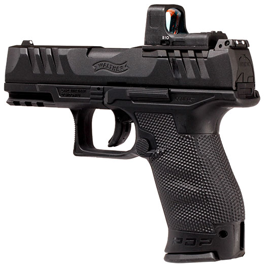 Walther PDP Compact 4 Set CO2 Luftpistole NBB Kal. 4,5mm BB Metallschlitten schwarz inkl. RDS 8 Leuchtpunktzielgert Bild 2