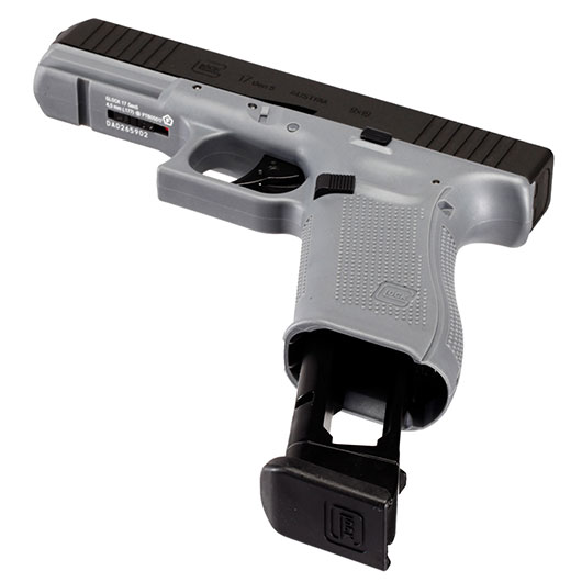 Glock 17 Gen5 CO2 Luftpistole Kal. 4,5 mm BB Blowback Metallschlitten Tungsten Grey Bild 4
