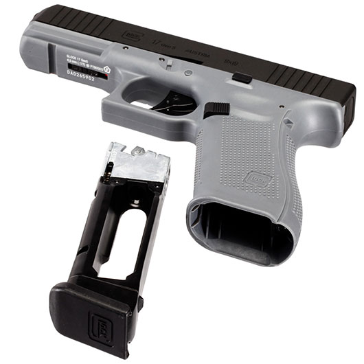 Glock 17 Gen5 CO2 Luftpistole Kal. 4,5 mm BB Blowback Metallschlitten Tungsten Grey Bild 5