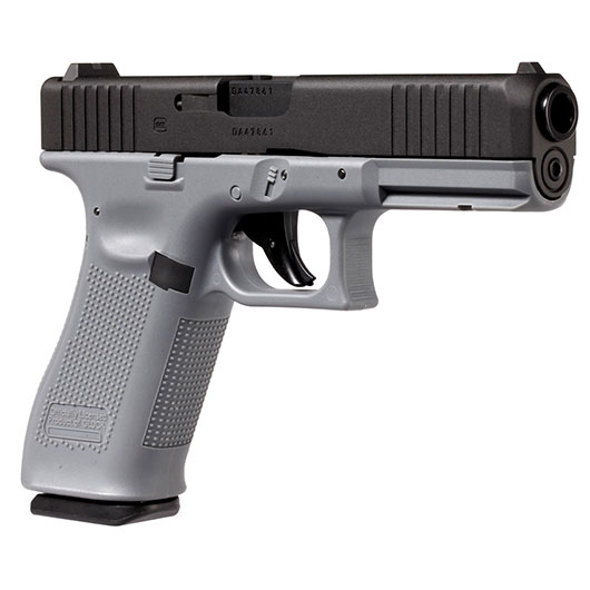 Glock 17 Gen5 CO2 Luftpistole Kal. 4,5 mm BB Blowback Metallschlitten Tungsten Grey Bild 7